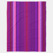 Multi Stripe Fleece Deken (Voorkant)