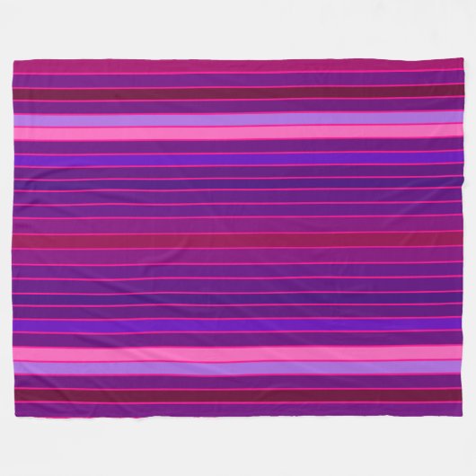 Multi Stripe Fleece Deken (Voorkant (Horizontaal))