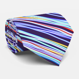 Multi Stripe Fractal Stropdas