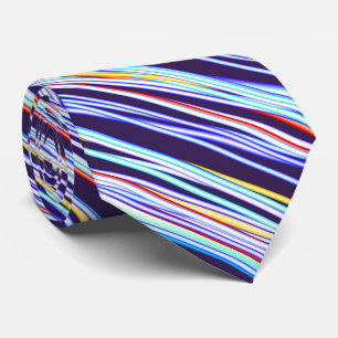 Multi Stripe Fractal Stropdas