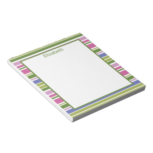 Multi-Stripe Narrow-notebook Notitieblok (Schuin)