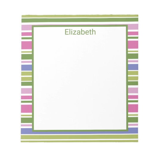 Multi-Stripe Narrow-notebook Notitieblok (Voorkant)
