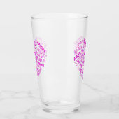 Multi Taal Liefde Word Tekst Glas Gift (Links)