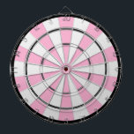 Multi-Target Bullseye Dart Board Dartbord<br><div class="desc">Een leuk multi-target bullseye thema dartboard. Volledig aanpasbaar indien gewenst om bedrijfs- of familienamen, afbeeldingen toe te voegen, de roze achtergrondkleur te wijzigen en meer. Geniet ervan!</div>