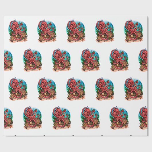 Multi Task Octopus Cadeaupapier (Vlak)