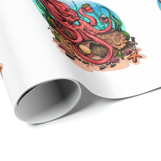 Multi Task Octopus Cadeaupapier (Rol Hoek)