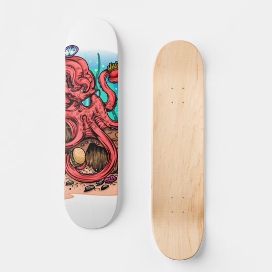 Multi Task Octopus Persoonlijk Skateboard (Voorkant)