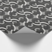 Multi Texture Kijk Geometric Mod Circles Cadeaupapier (Hoek)