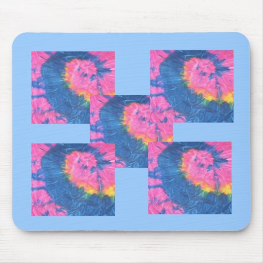 Multi-Tie Dye Mousepad Muismat (Voorkant)