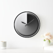 Multi tinten van grijze wandklok (Huis)