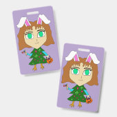 Multi Vakantie Chibi Badge (Voor- en achterkant)