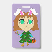 Multi Vakantie Chibi Badge (Achterkant)