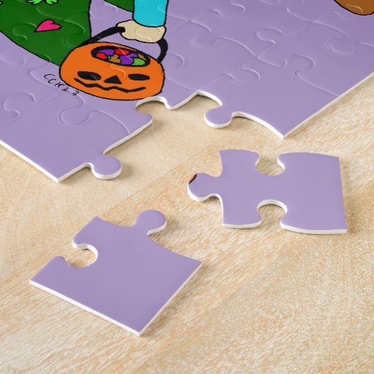 Multi Vakantie Chibi Legpuzzel (Zijkant)