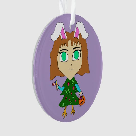 Multi Vakantie Chibi Ornament (voorkant)