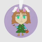 Multi Vakantie Chibi Ornament (voorkant)