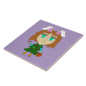 Multi Vakantie Chibi Tegeltje (Zijkant)