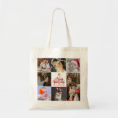 Multi vakantiefoto's | Vrolijk kerstfeest | Cadeau Tote Bag (Voorkant)