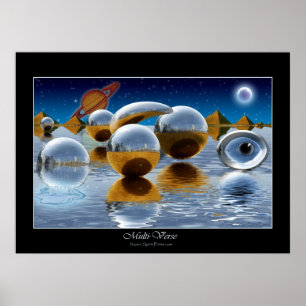 "MULTI-VERSE" Art Poster van Skye Ryan-Evans