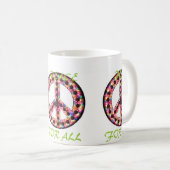 multi - vrede voor alle mok (Voorkant rechts)