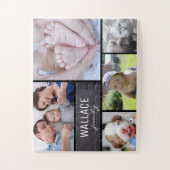 MultiAfbeelding Collage foto's met familienaam Legpuzzel (Verticaal)