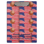 MultiAmerikaanse vlaggen, Basketball Coach Dank u Klembord (Voorkant)