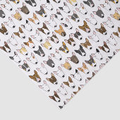 Multibull Terrier Tissue Paper Tissuepapier (Detail)