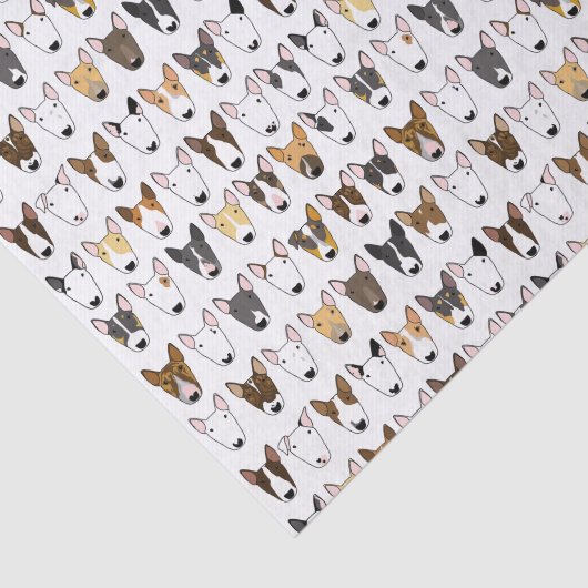 Multibull Terrier Tissue Paper Tissuepapier (Detail)