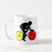 Multicardfiets met meerdere kleuren koffiemok (Links)