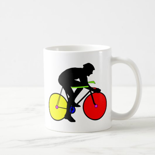 Multicardfiets met meerdere kleuren koffiemok (Rechts)