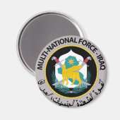 Multicationale troepenmacht - Irak (1) Magneet (Voorkant / Achterkant)