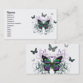 Multicolabelvlinder Visitekaartje (Voorkant / Achterkant)