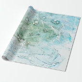 Multicolf abstracte illustraties cadeaupapier (Uitgerold)