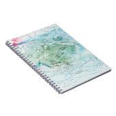 Multicolf abstracte illustraties notitieboek (Rechterzijde)