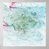 Multicolf abstracte illustraties poster (Voorkant)