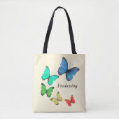 Multicolf-Butterflies Tote Bag (Voorkant)