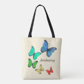 Multicolf-Butterflies Tote Bag (Achterkant)