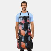 Multicolf gouden uur schort (Gedragen)