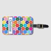 Multicolf Pickleball-Bagagelabel Bagagelabel (Voorkant (horizontaal))