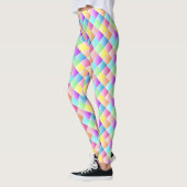 Multicolf vierkant over Design Yoga Pants Leggings (Links)