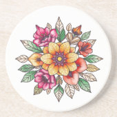 Multicolf Zandsteen Onderzetter (Voorkant)