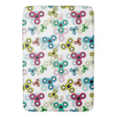 Multicolische spinners badmat (Voorkant Verticaal)