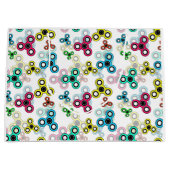 Multicolische spinners groot cadeauzakje (Voorkant)