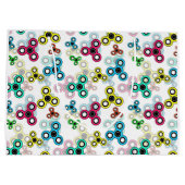 Multicolische spinners groot cadeauzakje (Achterkant)