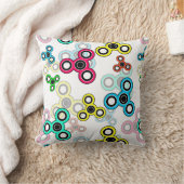 Multicolische spinners kussen (Deken)