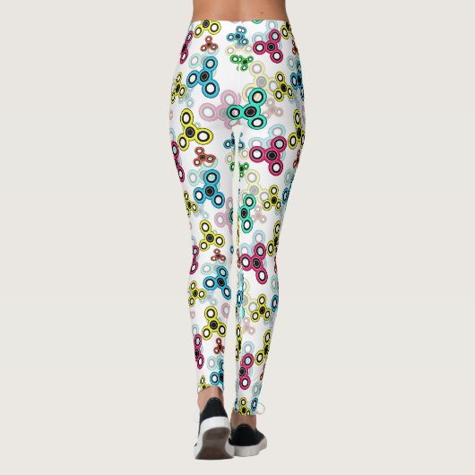 Multicolische spinners leggings (Achterkant)