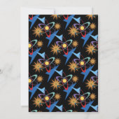 Multicololf patroonpartij voor ruimtevaarttijdperk kaart (Achterkant)