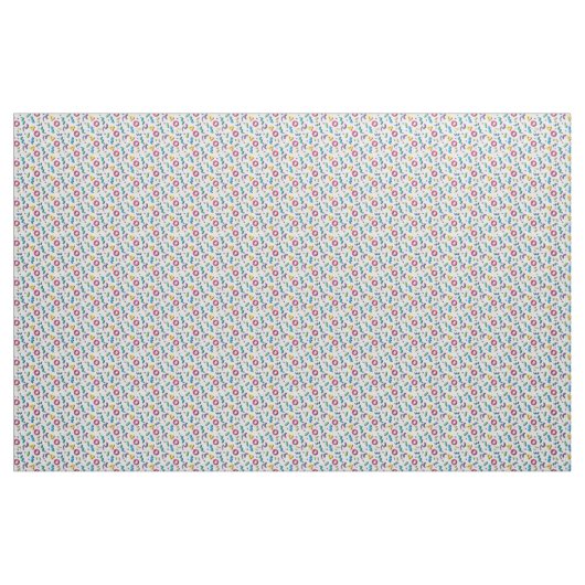 Multicolor 80s Memphis Pattern Stof (Yard (91,4 cm))
