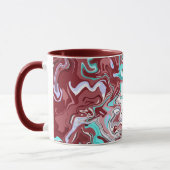 Multicolor Abstract Fluid Marble Design Mok (Links)