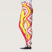 Multicolor abstract patroon "Ratti_Creative_Arts" Leggings (Links)