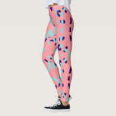 Multicolor abstract patroon "Ratti_Creative_Arts" Leggings (Links)
